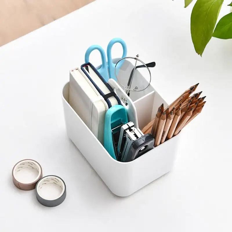 3 Compartment Shower Container, Portable Desktop Storage Box, Multifunction Divided Organizer, Countertop Storage Box With Handle, Multipurpose Stackable Storage Box 3 Compartment Shower Container, Portable Desktop Storage Box, Multifunction Divided Organizer, Countertop Storage Box With Handle, Multipurpose Stackable Storage Box
